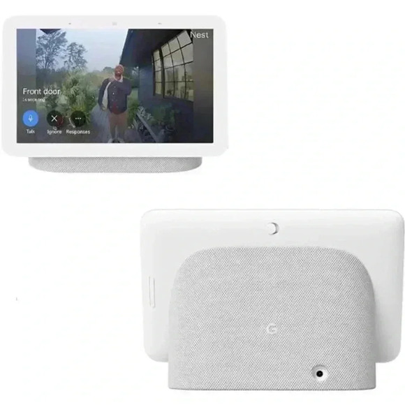 Google Nest Hub 2nd Generation Smart Display with Google Assistant - Chalk - NWT - Picture 7 of 8